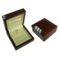 Luxury Solid Wooden Jewelry Cufflinks Packaging Display Boxes with Paint